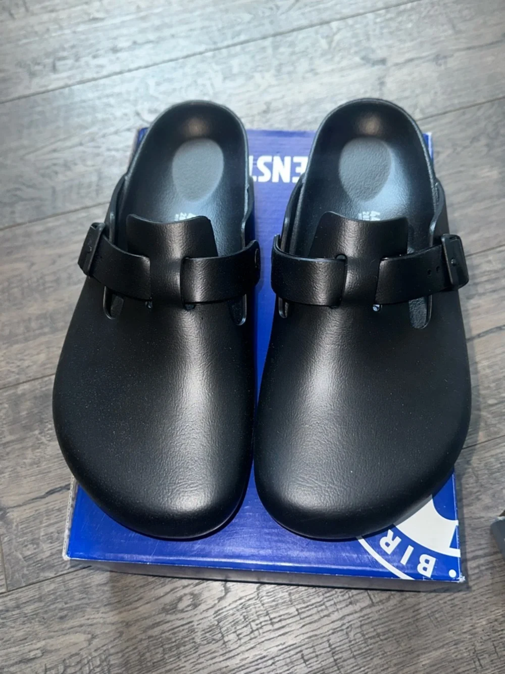 Birkenstock Mens Boston EVA Clogs - Black - Picture 3 of 4